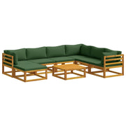 Set di divani 8 pz Naturale Legno di Acacia Massello 3417260