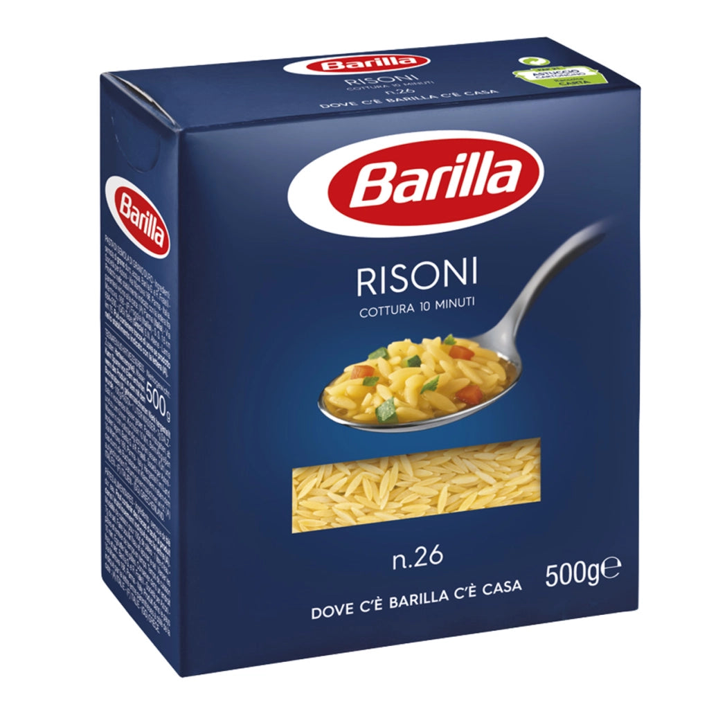 Barilla i classici risoni n. 26 cottura 11 minuti 500 grammi