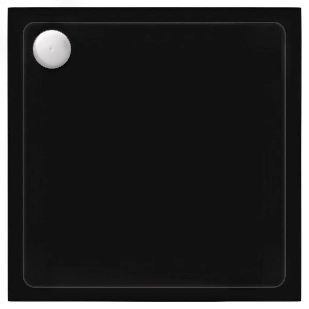 Piatto Doccia Acrilico Rea Savoy Black 90x90 Copertura oro spazzolato