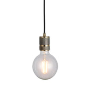 Lampada a sospensione loft ottone anticato E27 Endon