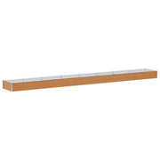 Fioriere | Cassetta per fiori | Letto rialzato da giardino 775 x 100 x 36 cm Acciaio zincato