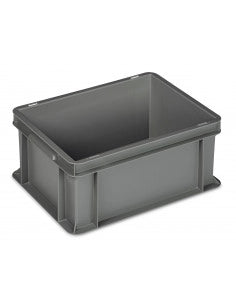 Cassa serie Europa 40x30 - H 17 cm - colore grigio - per uso industriale