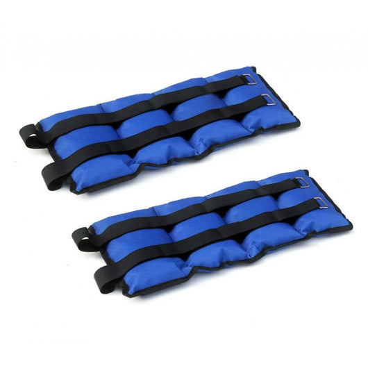 Coppia di Pesi  6 Kg per Caviglie e Polsi Blu