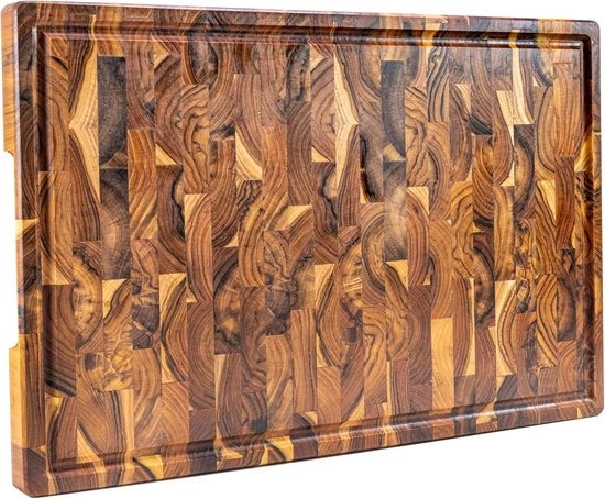 Piastra di taglio in teak - 58 x 38 cm
