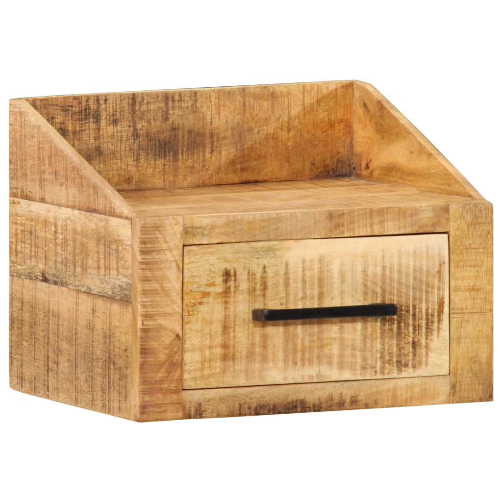 Mobiletto da notte 40x30x30 cm Legno massello di mango rustico
