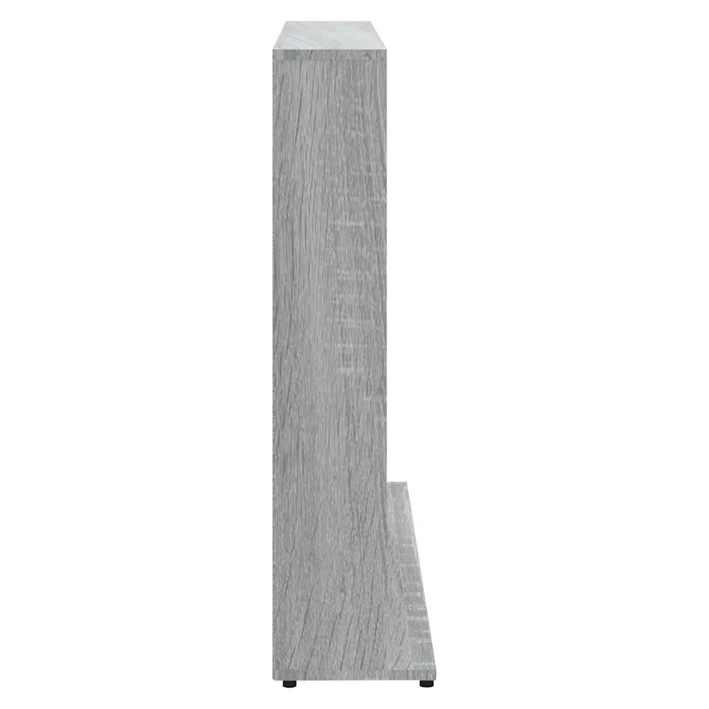 Mobile Porta CD Grigio Sonoma 100x23x89,5 cm Legno Multistrato 815484
