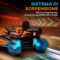 Macchina Elettrica per Bambini 12V con Licenza McLaren Racing Arancione
