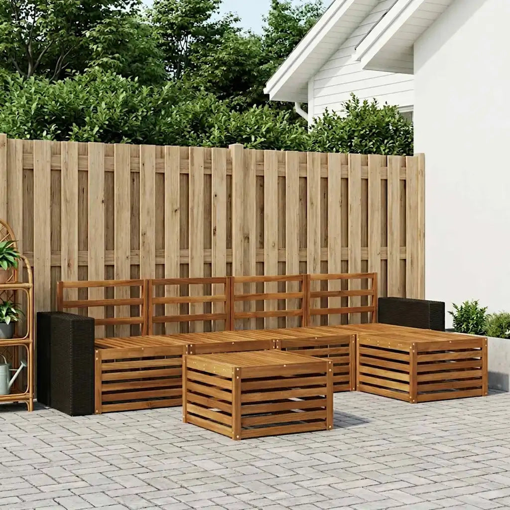 Set di divani da esterno 6 pcs Naturale 3384270