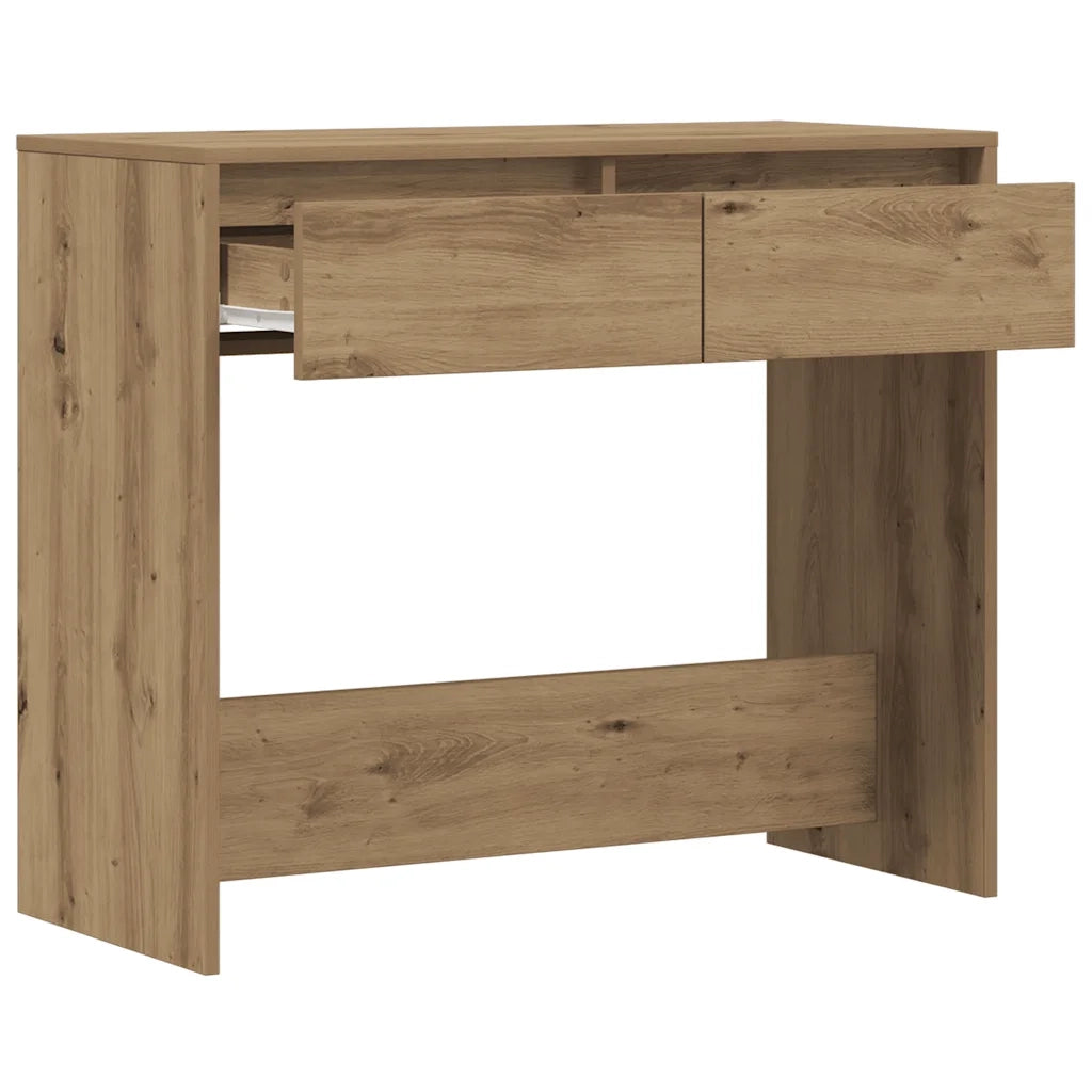 Tavolo Consolle Rovere Artigianale 89x41x76,5cm in Truciolato 856775