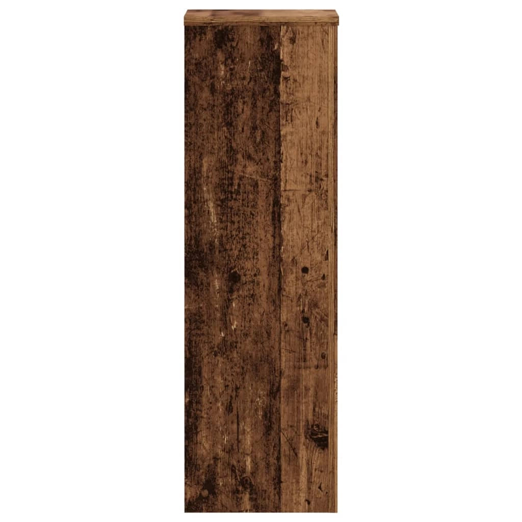 Portavasi mobili per fiori set da 2 legno di recupero legno ingegnerizzato marrone 02_0045373