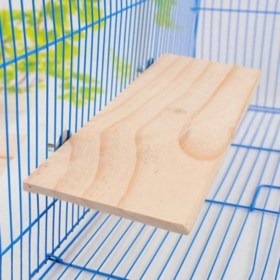 Piattaforma per Gatti in Legno - Trampolino per Piccoli Animali - Adatto per Hamster/Ratto/Muscolo - 13 x 28 cm - Leggero - Superficie Antiscivolo - Piattaforma per Animali