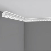ml *** STOCK ***. Pacco da 220ml di cornice decorativa in polistirene compatto XPS 30X30x2000 LD08G