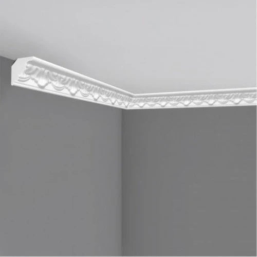 ml *** STOCK ***. Pacco da 220ml di cornice decorativa in polistirene compatto XPS 30X30x2000 LD08G