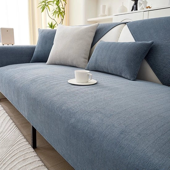 Banco con tessuto a chenille a doppia trama, sedia per tutta la stagione, antiscivolo e impermeabile, sedia semplice e comoda, morbida e idrorepellente, adatta per la sala da pranzo -Blaudgri, 70*210cm
