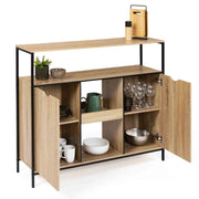 IDMarket - Mobili da bar con porte e ripani dal design industriale DETROIT