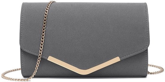 Clutch elegante con cinturino per matrimoni, feste e gala