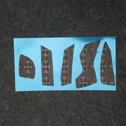 Adatto per mouse sticker antiscivolo resistente alla sudorazione versione wireless con patrino assorbente di sudore disegno fiocco di neve.