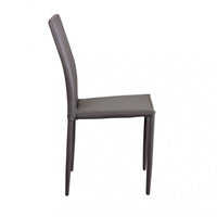 Sedia Cammie 41x50x91 h cm in Similpelle Marrone