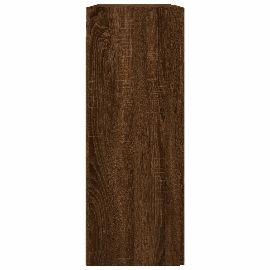 Mobile a Parete Rovere Marrone 69,5x34x90 cm 828443