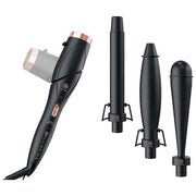 Bellissima 11888 TwistandStyle Ferro Arricciacapelli Automatico 200W Ceramica 3 Accessori Orientabile 90° colore Nero