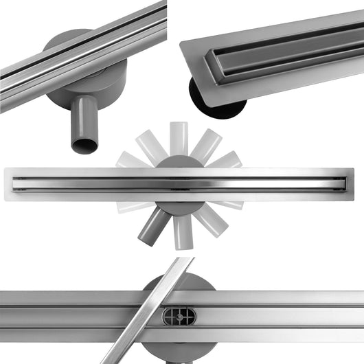 Scarico Lineare Calani Eco360 Slim Chrome 80