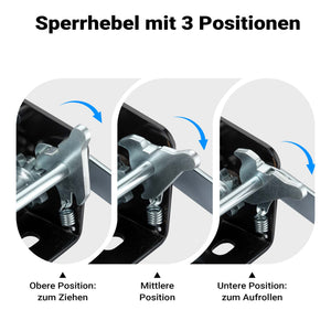 Argano manuale 1500kg fune 10m trasmissione 4:1 8:1 verricello