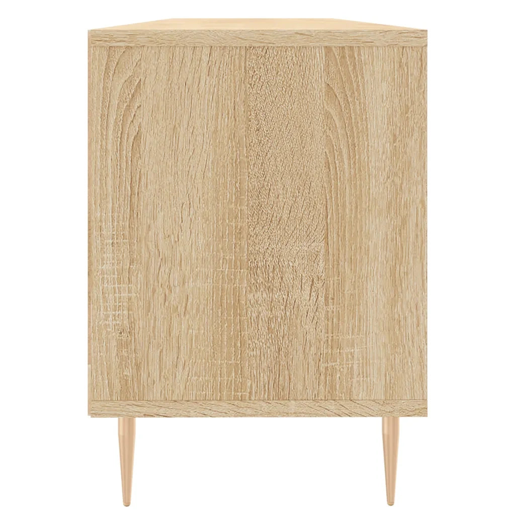 Mobile Porta TV Rovere Sonoma 150x30x44,5 cm Legno Multistrato