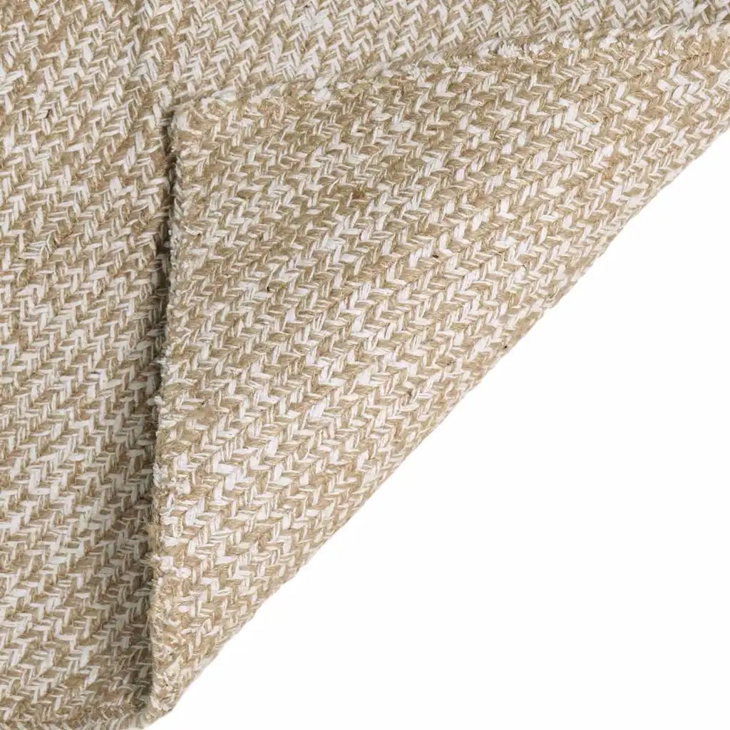 Tappeti per area Naturale e Bianco 240 x 340 cm Juta
