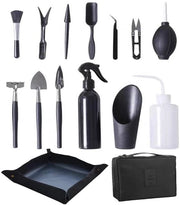 Kit di inizio per bonsai, 15 pezzi con attrezzi da giardino - Prendi la borsa con gli attrezzi