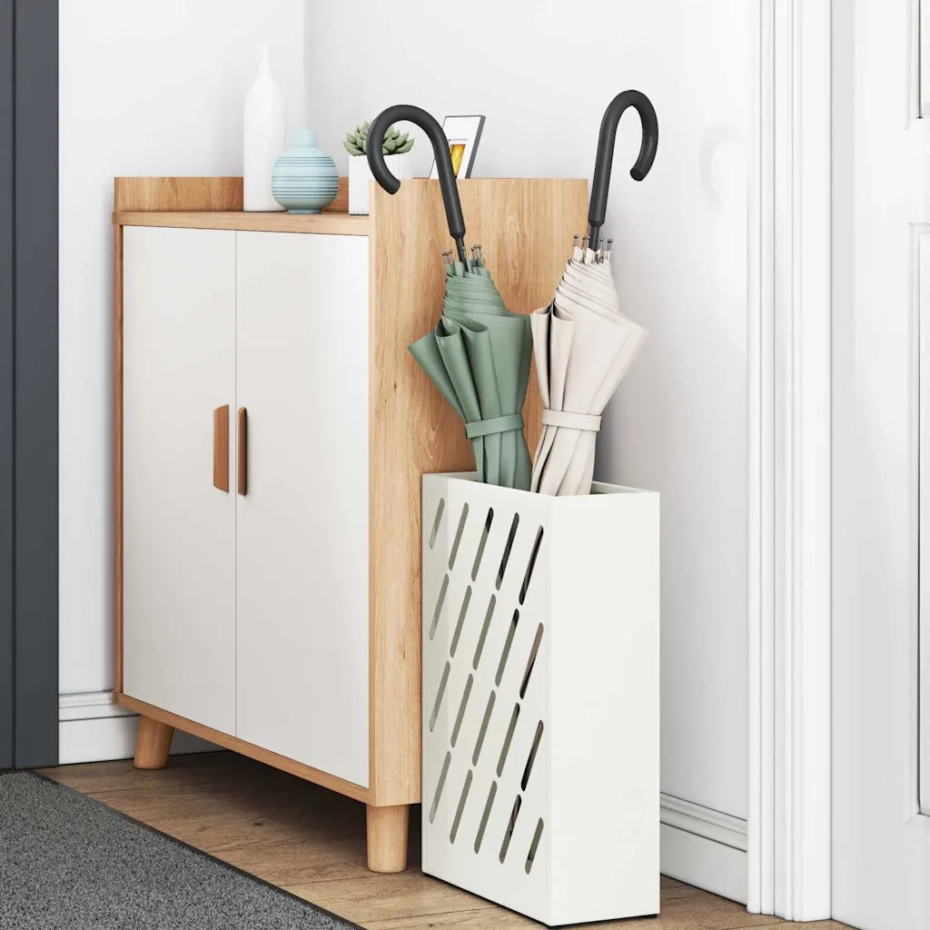 Supporto per Ombrellone Bianco 28 x 12 x 41 cm Acciaio CFW2410867