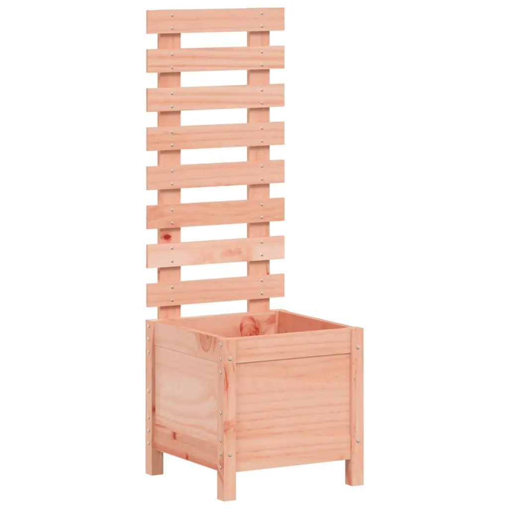 Fioriera Giardino con Rastrelliera 39x39,5x114cm Legno Douglas 832520