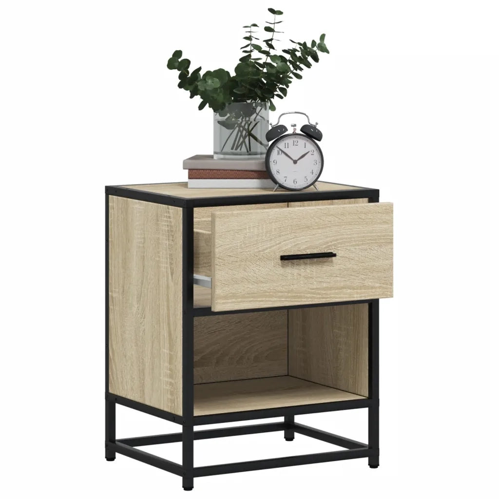 Comodino Rovere Sonoma 40x31x50 cm in Truciolato 848686