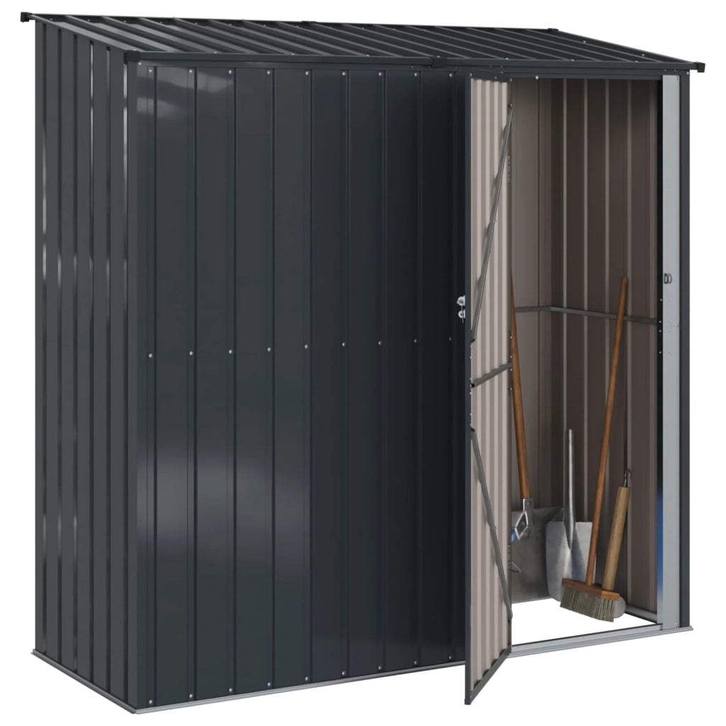 Casette da giardino Antracite 203 x 85,5 x 200 cm Metallo