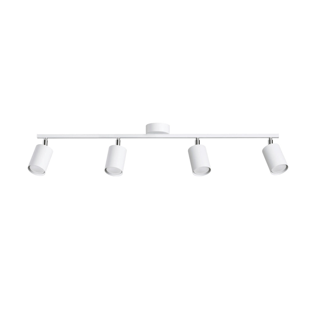 Faretto soffitto moderno 4 luci bianco GU10 PureLume