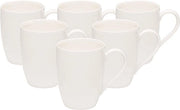 Set di coppe base, 300ml, 6 pezzi, in porcellana premium, resistente al lavastoviglie.