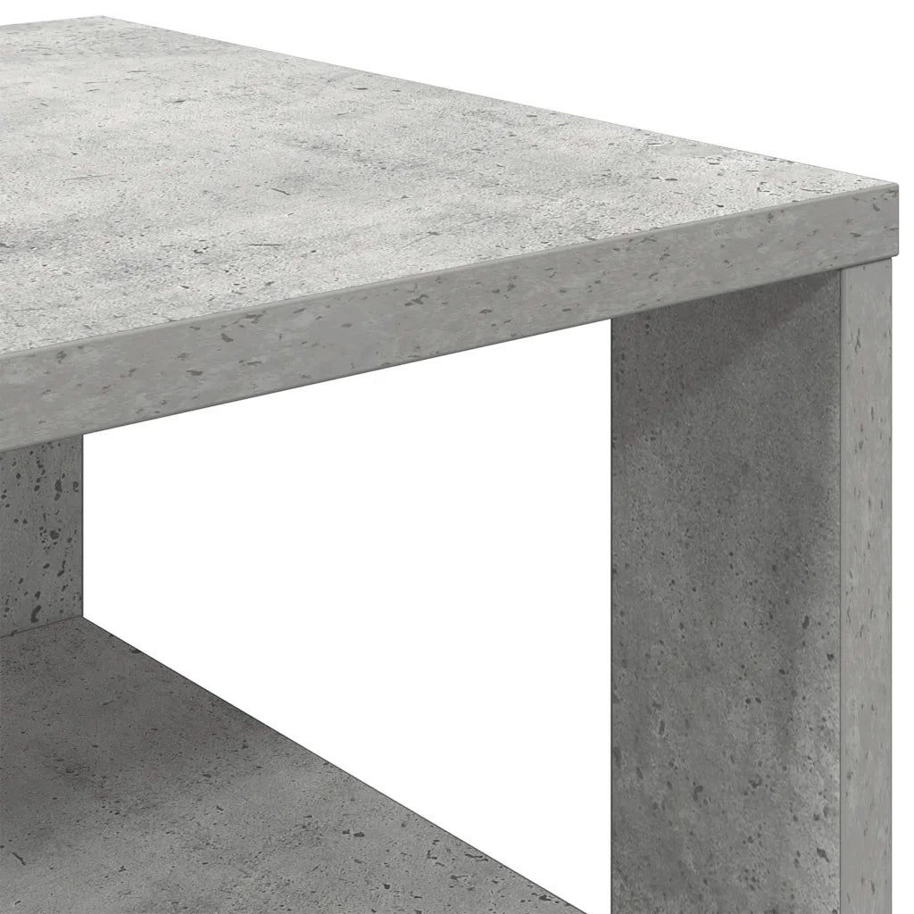 Scarpiera-Scaffale per scarpe Grigio Cemento 61x32x87,5 cm in Legno Multistrato