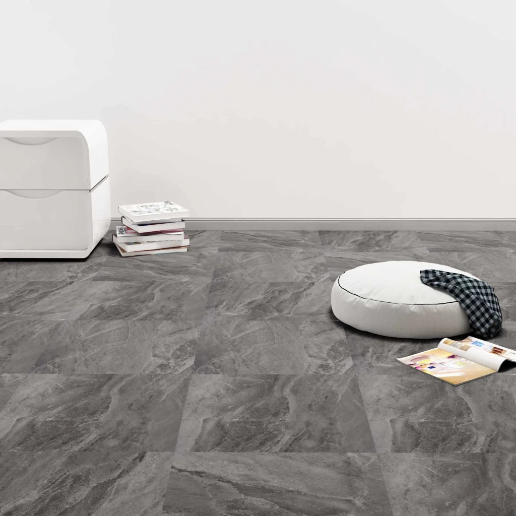 Tavole per Pavimenti 5,11 m2 55 pz PVC Nero e Bianco CFW7858163