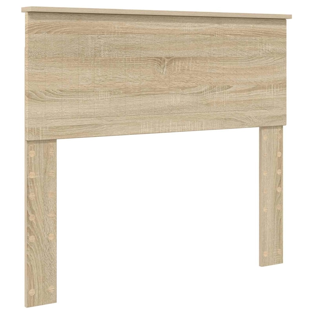 Struttura del letto con testiera Rovere Sonoma 100 x 200 cm