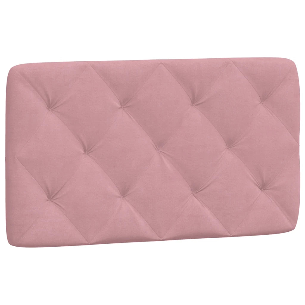 Giroletto senza Materasso-Struttura Letto Rosa 90x200 cm in Velluto