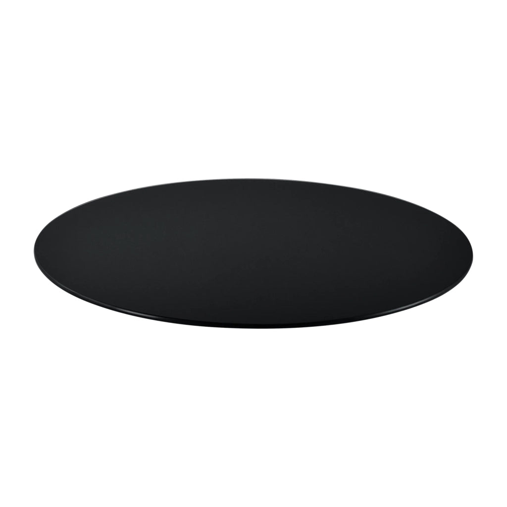 Piano del tavolo in vetro ESG diametro ø 50 cm nero 03_0008113