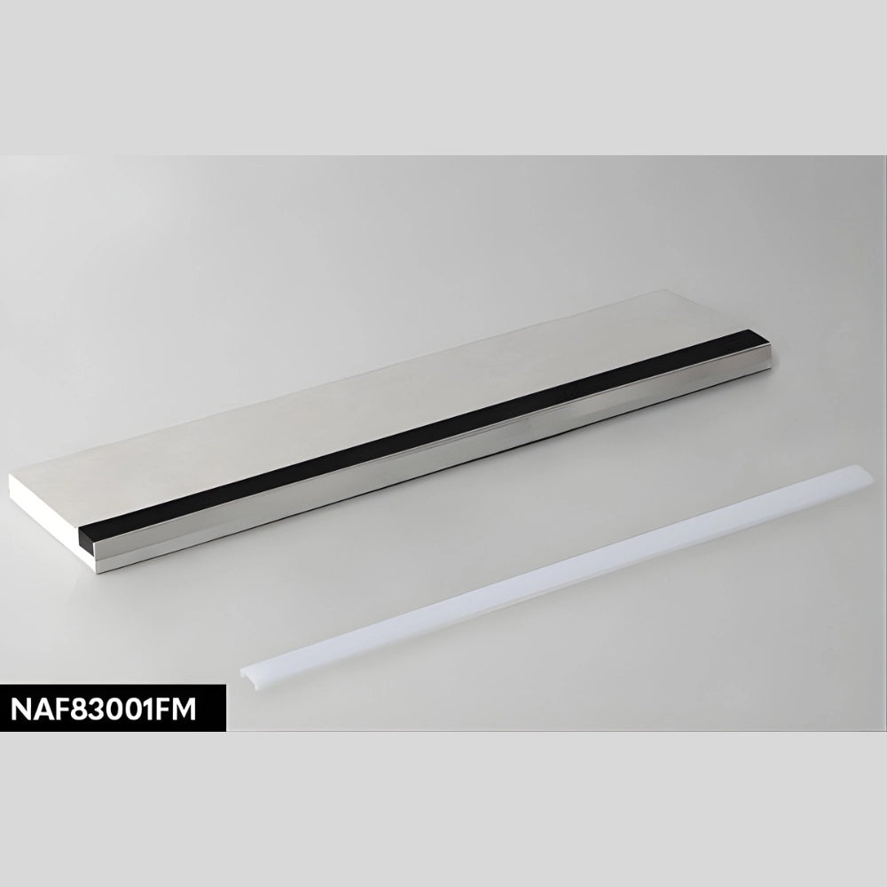 Semilavorato filomuro cartongesso alluminio led 8x200 cm 5 pezzi 10 m lineari
