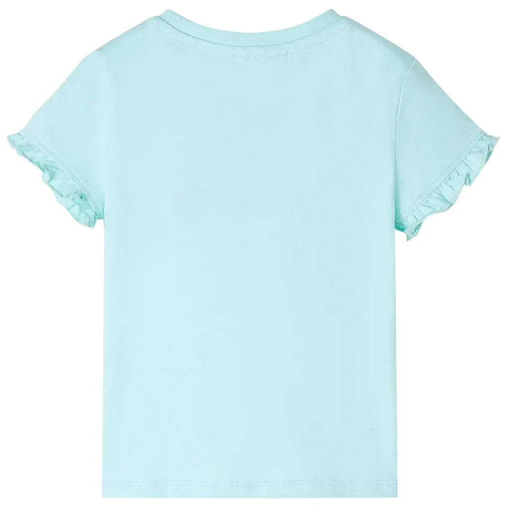 Maglietta da Bambina Maniche Corte Acqua Chiaro 116cod mxl 85355
