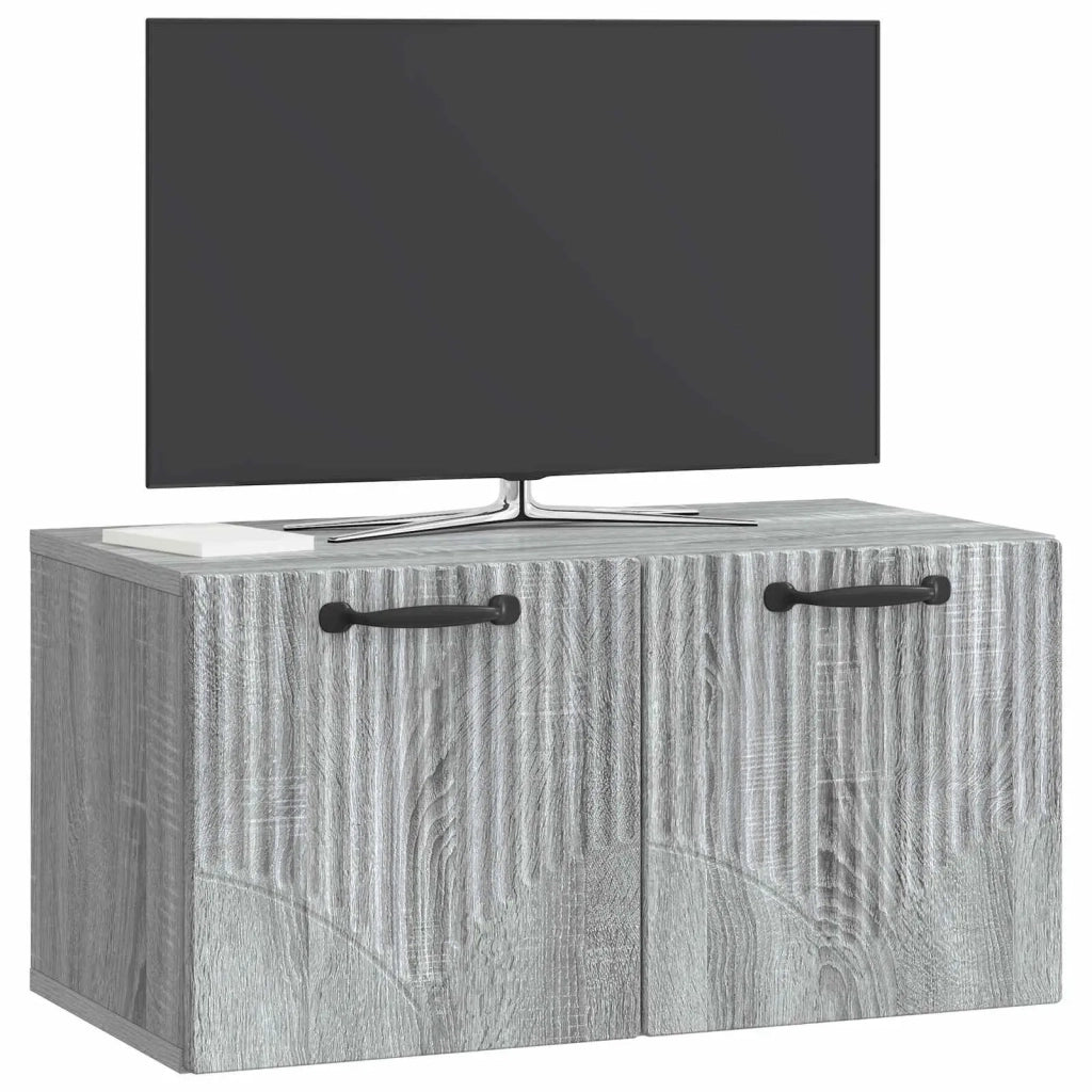 Mobile Porta TV da Muro Grigio Sonoma 59,5 x 31 x 30 cm