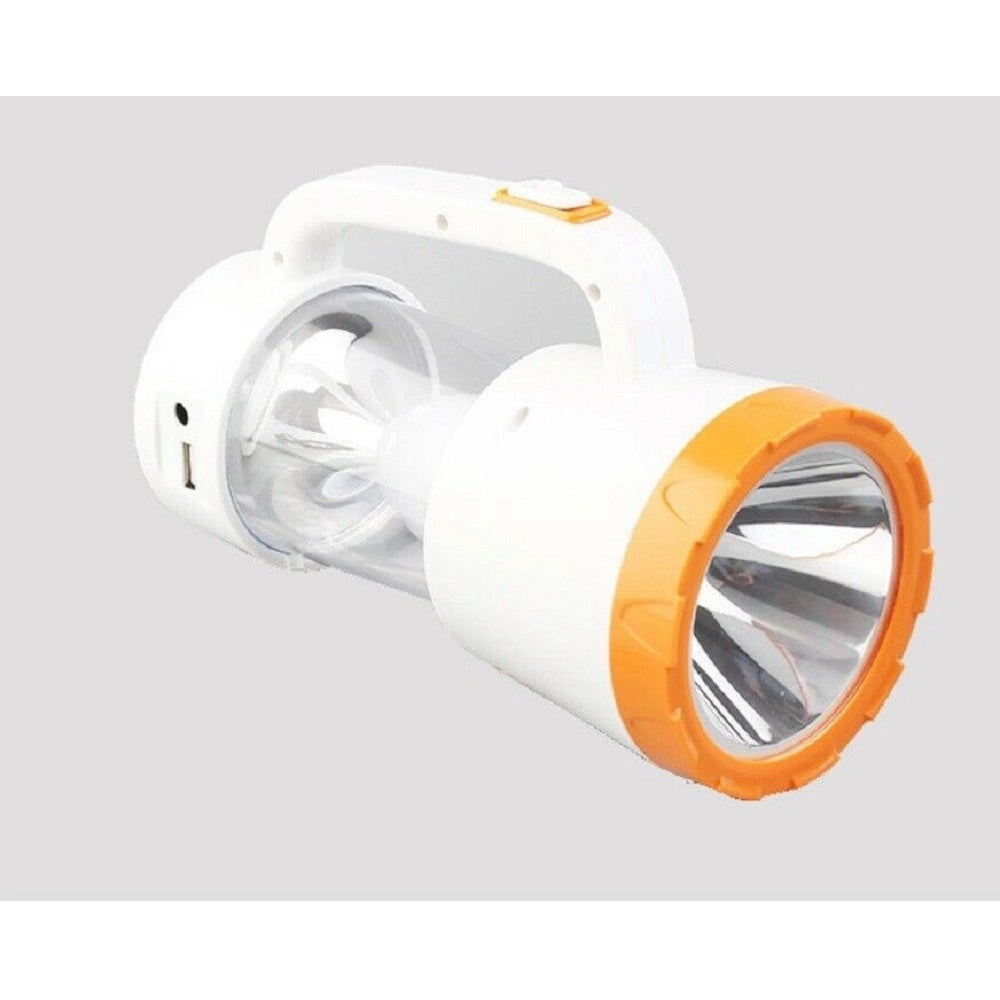 Trade Shop - Torcia Lanterna Lampada Ricaricabile Led 250lm Con Pannello Solare Usb Dd-161016 -