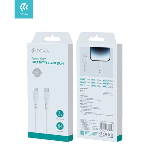 CAVO DEVIA TYPE-C A TYPE-C 5V 3A 1MT