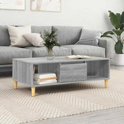 vidaXL Tavolino da salotto Grigio sonoma 103.5 x 60 x 35 cm