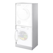 Mobile coprilavatrice e asciugatrice a colonna color bianco