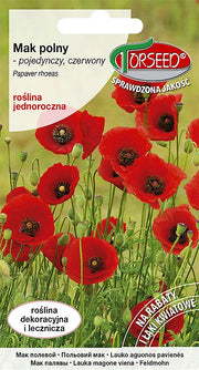 Papavero campestre - Papaver rhoeas singolo rosso 0,5 g