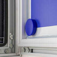 Bacheca con Apertura a Battente 30,1x48,7x2,3 cm in Alluminio con Led Silver