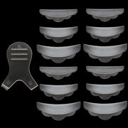 Set di 6 Paia di Ciglia in Silicone - Permanente Ciglia a Cerchietto - Per un Bell'Aspetto delle Ciglia - Incluso Spazzola - Materiale di Sicurezza Silicone -